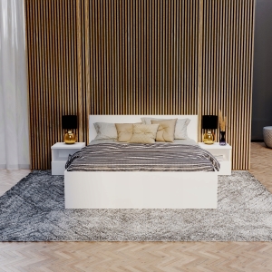 Łóżko 140x200 stelaż + materac PANAMA DM