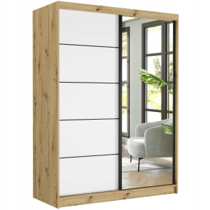 Szafa przesuwna Rivano VI 150 cm z lustrem